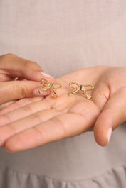 Heliophilia Silver Pendientes de Oro con Recubrimiento de Laca, Dorado, Talla Única